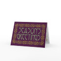 Art Nouveau Season's Greetings cards by JaZilla Art Nouveau Season's Greetings cards