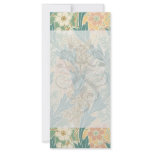 art nouveau spring bloom lovely floral art personalized rack card
