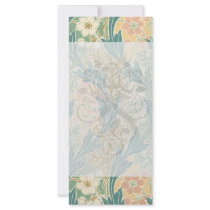 art nouveau spring bloom lovely floral art personalized rack card