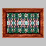 Art Nouveau Stained Glass Window posters