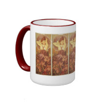 Art Nouveau The Precious Stones, Amethyst mugs by MyOtherPlanet Art Nouveau The Precious Stones, Amethyst mugs