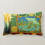 Art Nouveau Tile Design Throw Pillows