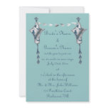 Art Nouveau Urns Wedding Invitation