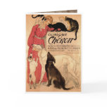 Art Nouveau Vet's Ad Greeting card