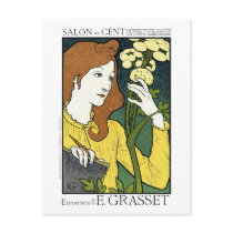 Art Nouveau vintage Postcard: by Grasset
