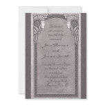 Art Nouveau Wedding Invitation