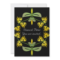Art Nouveau Wedding Invitations by zazzleproducts1 Art Nouveau Wedding Invitations