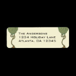Art Nouveau Whimsical Tree Return Address Labels