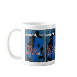 Art Nouveau - Will Bradley - Blue Lady Mugs