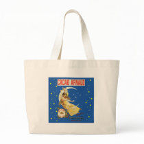 Art Nouveau Woman and Champagne bags