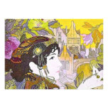 Art Nouveau Woman Announcement