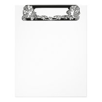 Art nouveau women personalized letterhead