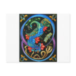 Art Noveau Peacock Postcards