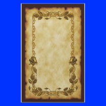 Art Noveau Roses Customized Stationery