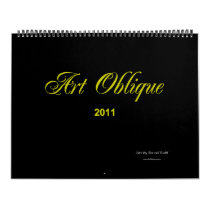 Art Oblique 2011 Calendar