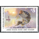 Art of Conservation Stamp - 2008 Cut Out