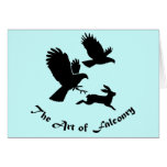 Art of Falconry - Harris Hawks Greeting Cards