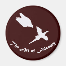 Art of Falconry- Peregrine Falcon Magnet