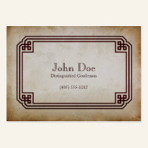 Art of Manliness Framed Calling Card business cards