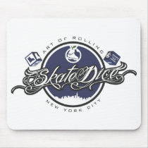 Art of Rolling Skate Dice playing pad Mousepads