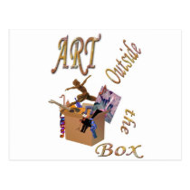 Art Outside the Box postcards
