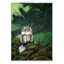 Art Owl Greeting Card