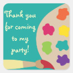Art Palette Stickers - Teal Art Palette Stickers - Teal