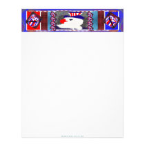 Art Pallet and Eagle ~ Letterhead letterhead