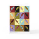 Art: parrot Quilt design gifts cards by eyecontact Art: parrot Quilt design gifts cards