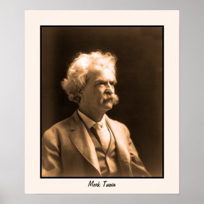 Art photo Mark Twain Print by aapshop
