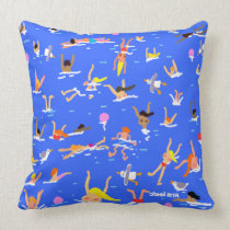 Art Pillow: John Dyer Swimmers