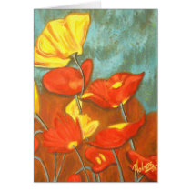 Art Poppies cards