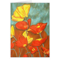 Art Poppies cards