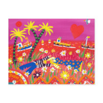 Art Postcard: Cornish Sweethearts. Valentine's by johndyergallery Art Postcard: Cornish Sweethearts. Valentine's