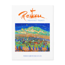 Art Postcard: Rasteau, A Night of Shooting Stars by johndyergallery Art Postcard: Rasteau, A Night of Shooting Stars