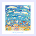 Art Poster: A Flurry of Gulls, Falmouth posters