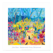 Art Poster: Alan Titchmarsh Barleywood Garden. posters by johndyergallery Art Poster: Alan Titchmarsh Barleywood Garden. posters