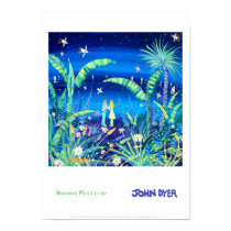 Art Poster: Banana Plant Love by John Dyer posters by johndyergallery Art Poster: Banana Plant Love by John Dyer posters