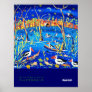 Art Poster: Banrock Station Pelican Roost