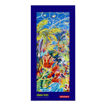 Art Poster: Blue Painter of Eden posters by johndyergallery Art Poster: Blue Painter of Eden posters