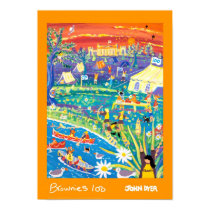Art Poster: Brownies 100 Years of Fun ! posters by johndyergallery Art Poster: Brownies 100 Years of Fun ! posters
