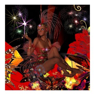 Art Poster Celebration Showgirl print