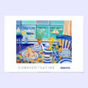 Art Poster: Cornish Tea Time. ( Cornish Blue ) posters
