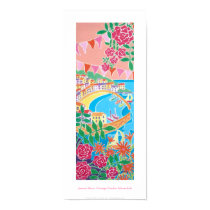 Art Poster: Cottage Garden Mousehole, Cornwall posters by johndyergallery Art Poster: Cottage Garden Mousehole, Cornwall posters