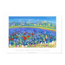 Art Poster: Flowers for Honey, Provence. Cairanne posters by johndyergallery Art Poster: Flowers for Honey, Provence. Cairanne posters