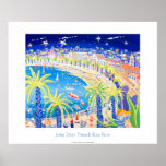 Art Poster: French Kiss, Nice. By John Dyer