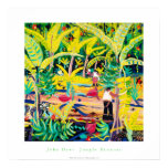 Art Poster: Jungle Bananas, Costa Rica Rainforest posters