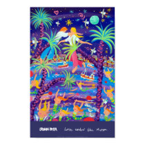 Art Poster: Love under the Moon posters by johndyergallery Art Poster: Love under the Moon posters