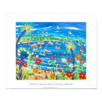 Art Poster: Messing About on the River, Falmouth posters by johndyergallery Art Poster: Messing About on the River, Falmouth posters
