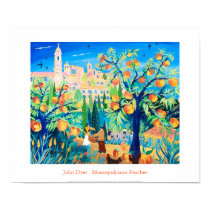 Art Poster: Montepulciano Peaches Italy posters by johndyergallery Art Poster: Montepulciano Peaches Italy posters